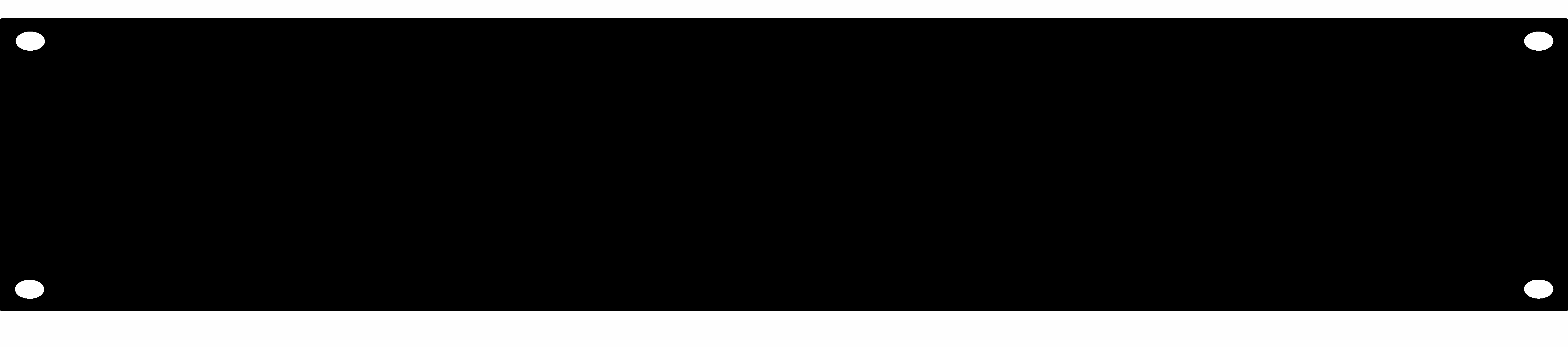 Panel maskujący zaślepka szafa Rack 19" 2U stal Adam Hall 87222 STL czarny