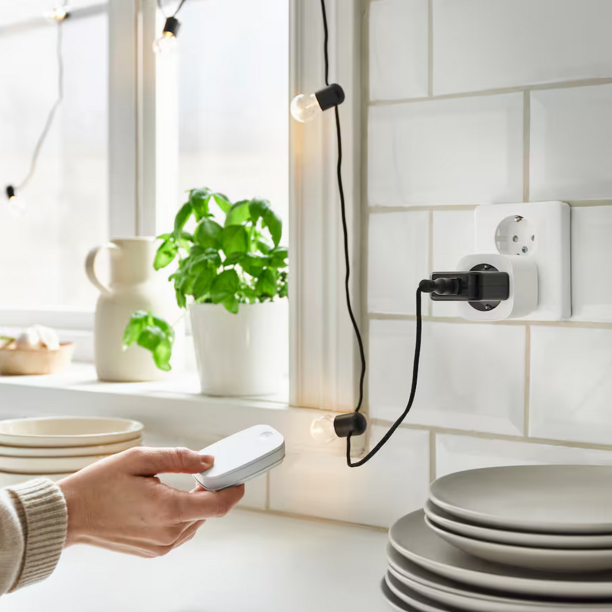 Inteligentne gniazdko Schuko F wtyczka Smart IKEA TRETAKT