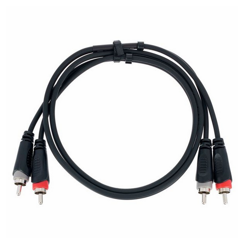Kabel przewód audio sygnałowy 2x RCA Cinch Stereo 1 m Cordial EU 1 CC