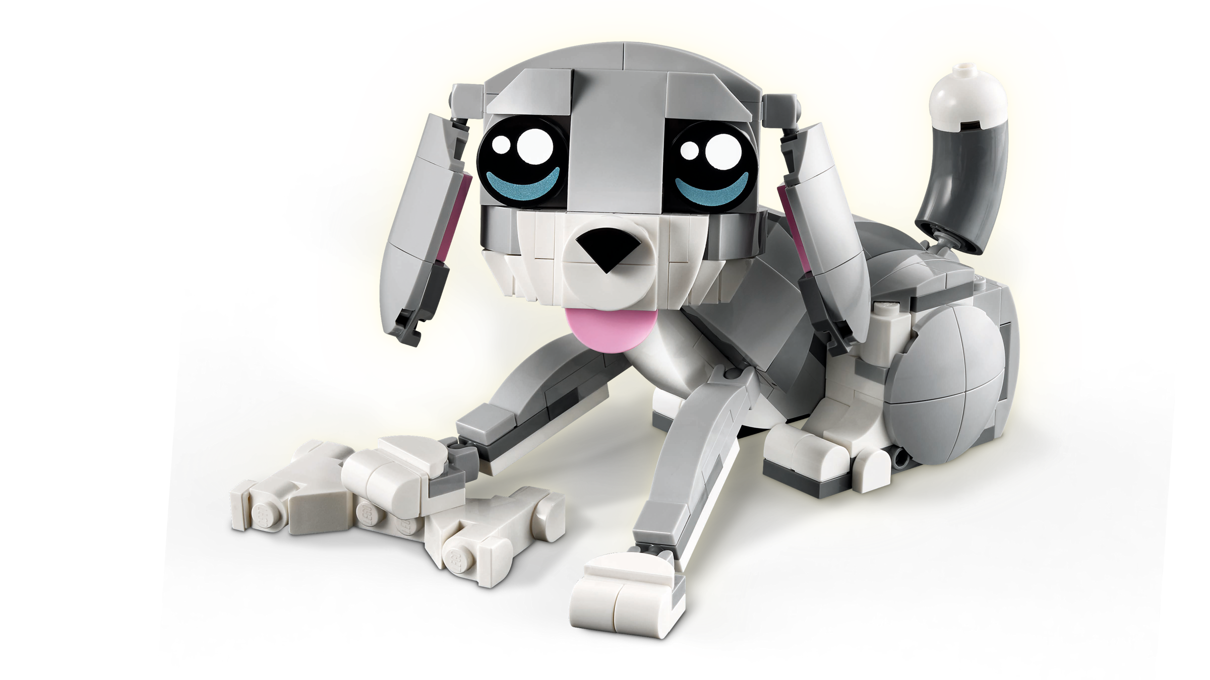 LEGO Creator 3w1 Psotny kot Ruchoma psa Uroczy gołąb 31163