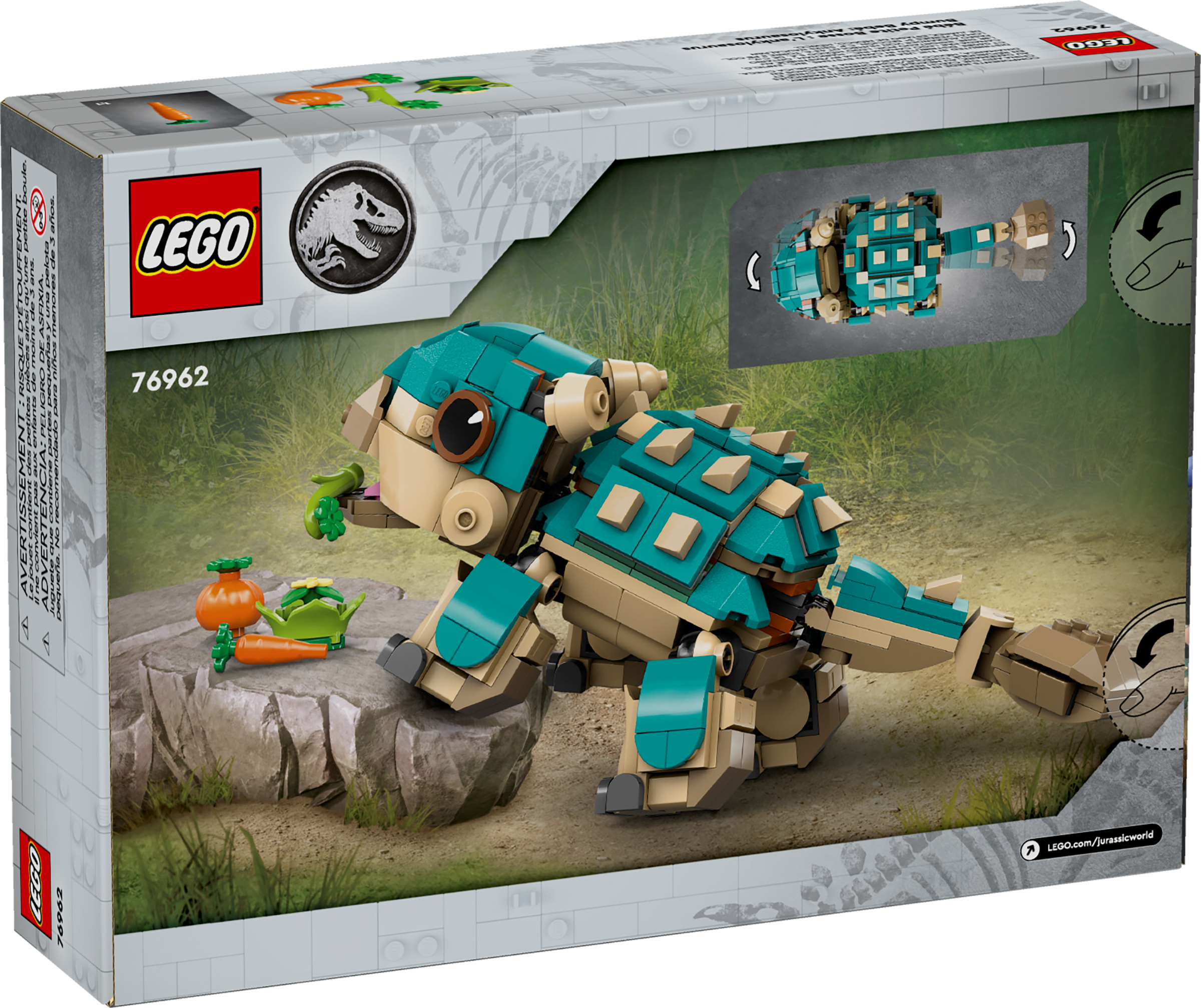 LEGO Jurassic World Mały ankylozaur Bumpy 76962