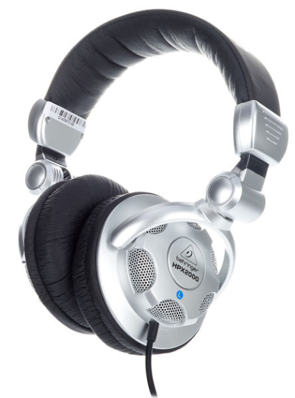 Dynamiczne słuchawki nauszne przewodowe Jack Behringer HPX2000 32 Ohm