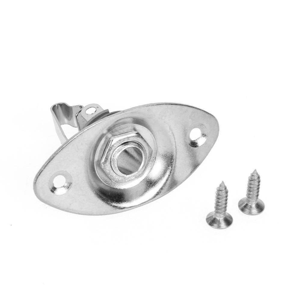 Gniazdo do gitary Jack 6,3mm MSP32 srebrny