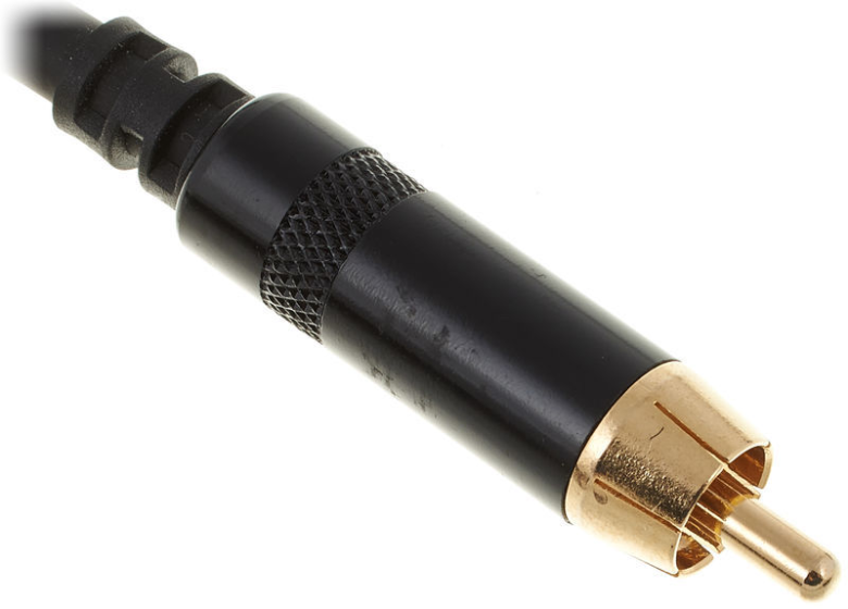 Kabel audio 2x RCA Cinch mini Jack 3,5 mm stereo 3 m pozłacany pro snake