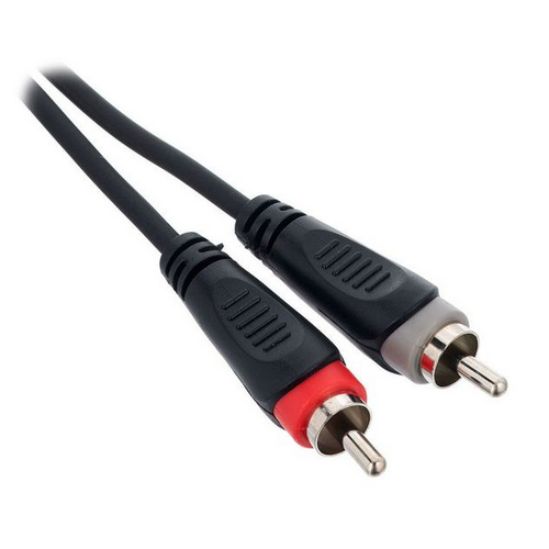 Kabel przewód audio sygnałowy 2x RCA Cinch XLR 1,5 m Cordial EU 1,5 FC
