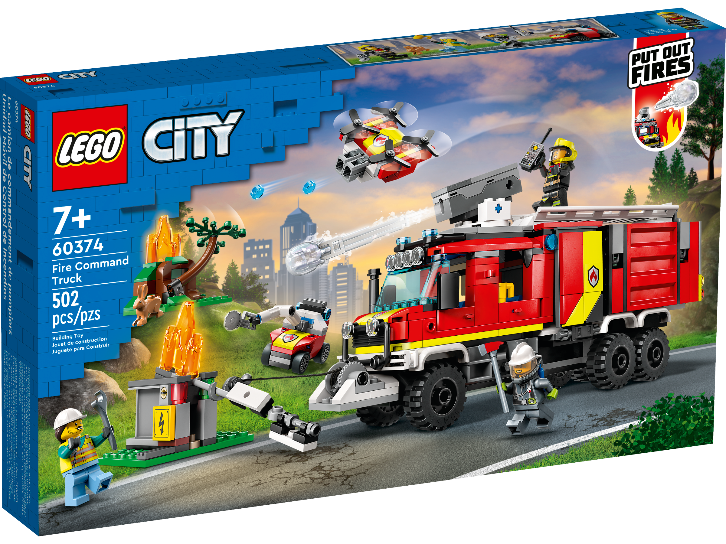 LEGO City Terenowy pojazd straży pożarnej 60374 zestaw ratunkowy