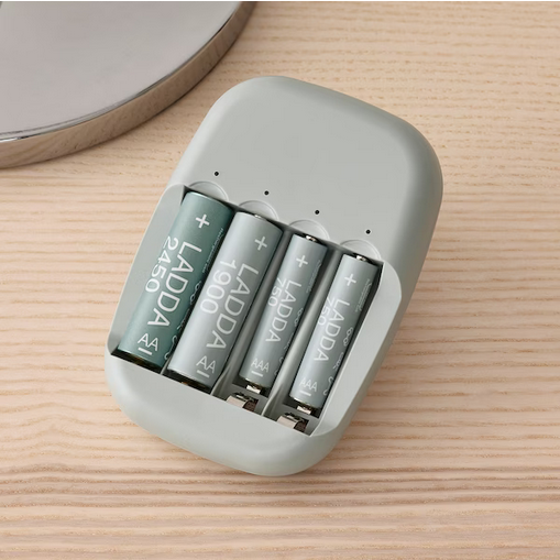 Grube paluszki akumulatorki baterie IKEA LADDA AA R6 2450mAH 24 szt.