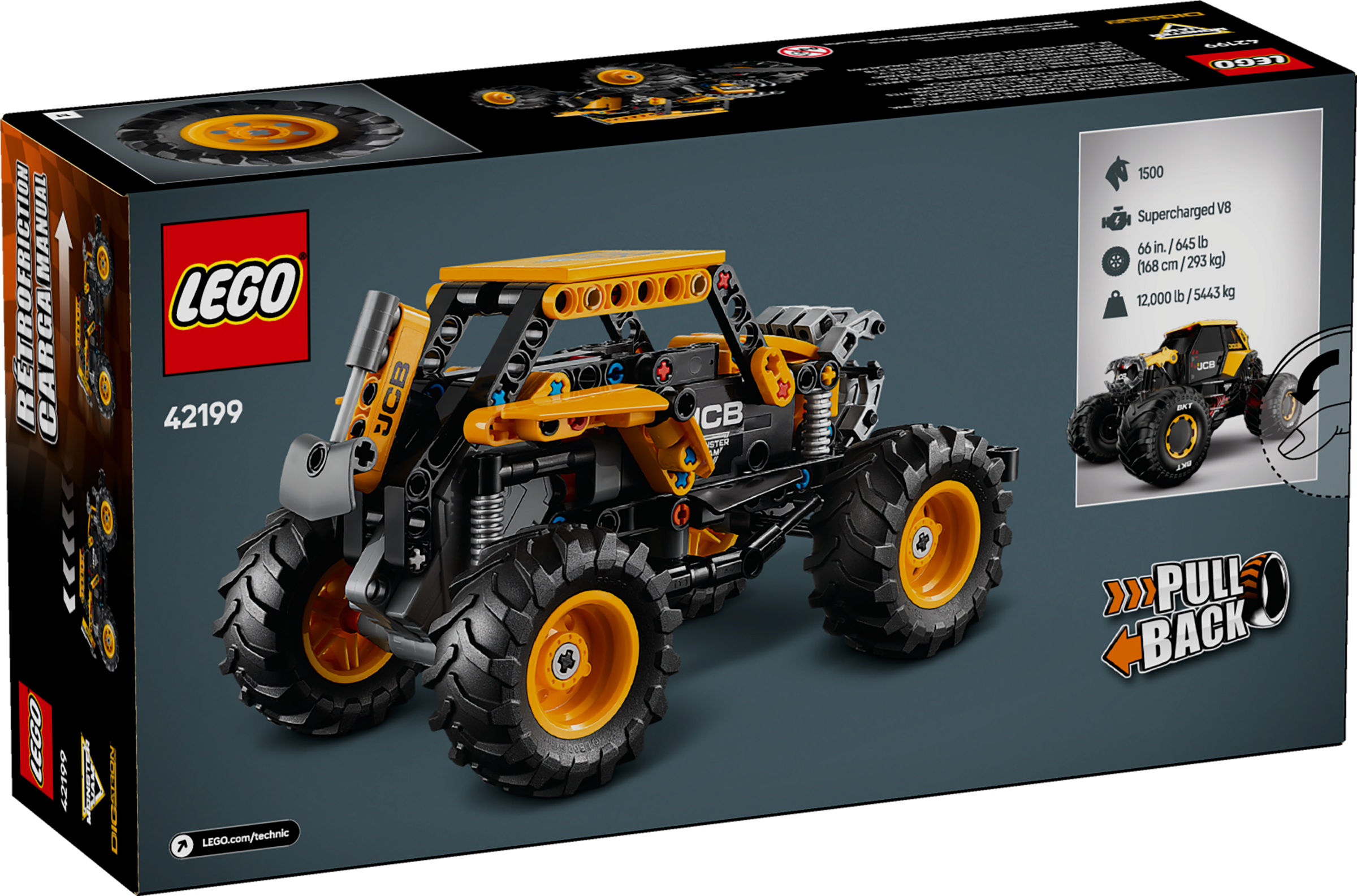 LEGO Technic Monster Jam DIGatron 42199 - ciężarówka pull-back 7+