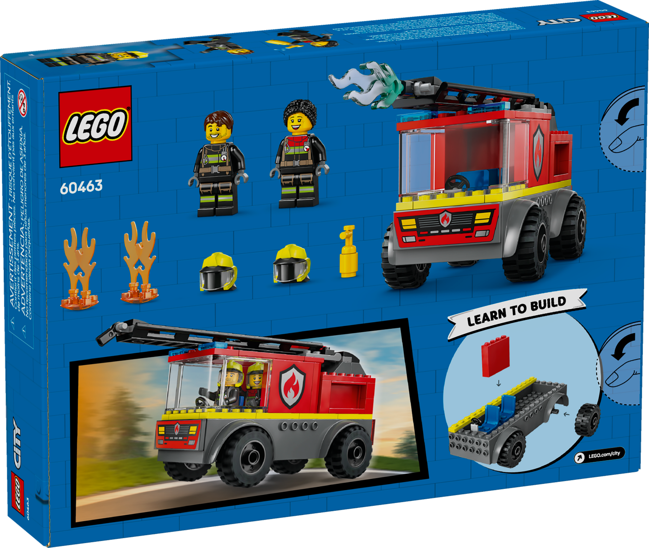 Kup LEGO City Wóz strażacki z drabiną 60463 na arena.pl i ciesz się ...
