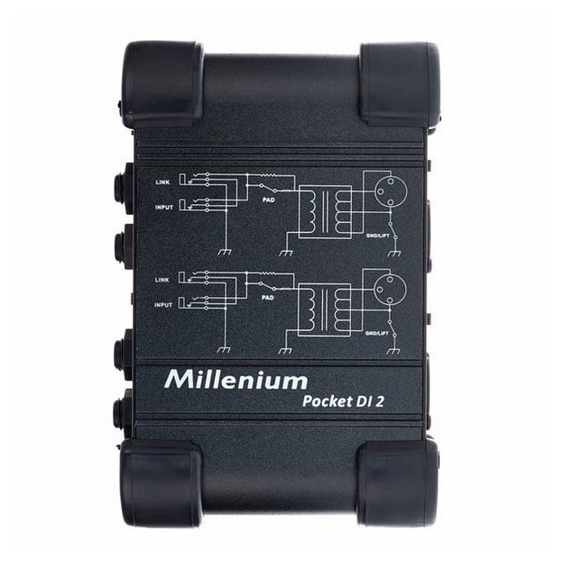 Pasywny 2-kanałowy moduł DI Box Dual/Mono Millenium Pocket DI 2