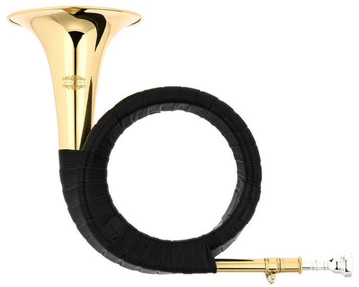 Róg myśliwski sygnałówka trąbka hejnałówka Bb Thomann Bb- Fürst Pless Horn