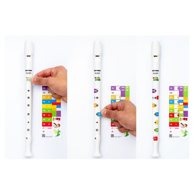 Flet sopranowy z aplikacją Classplash Melody Recorder by Hohner