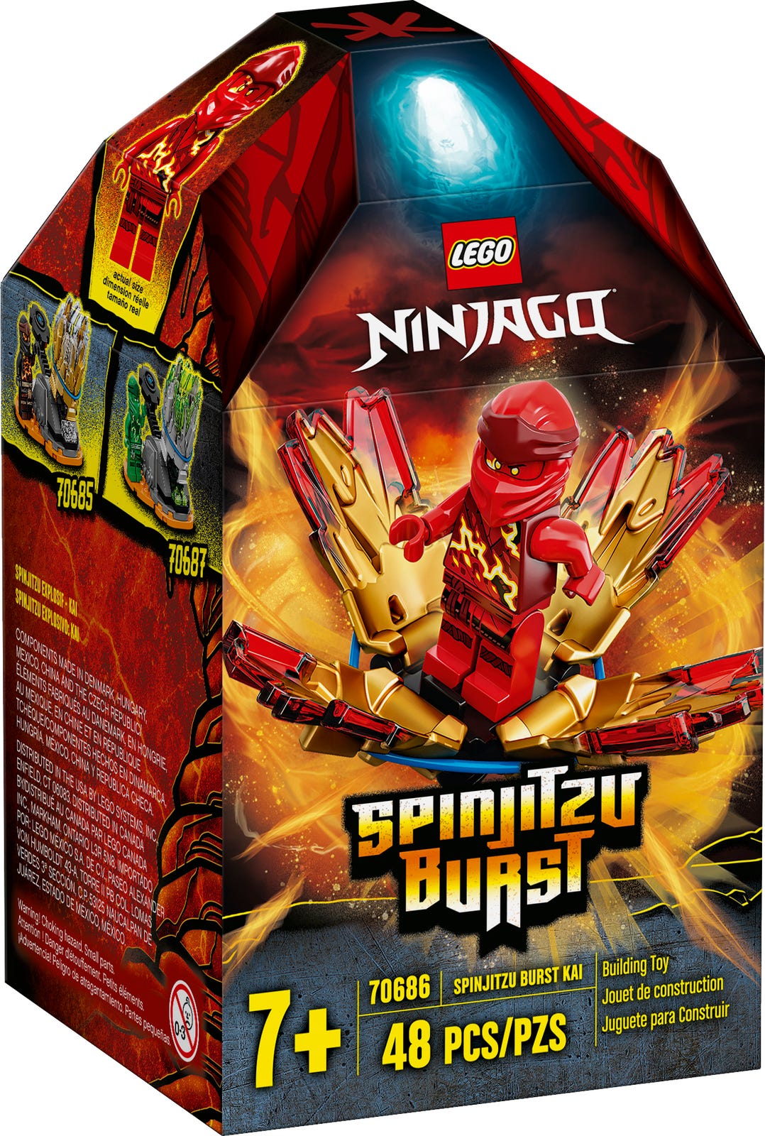 LEGO Ninjago Wybuch Spinjitzu Kai 70686