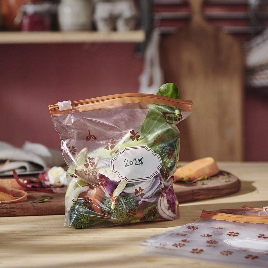 Torebka worki woreczki strunowe na żywność IKEA KÖSSEBÄR 1L 25 szt