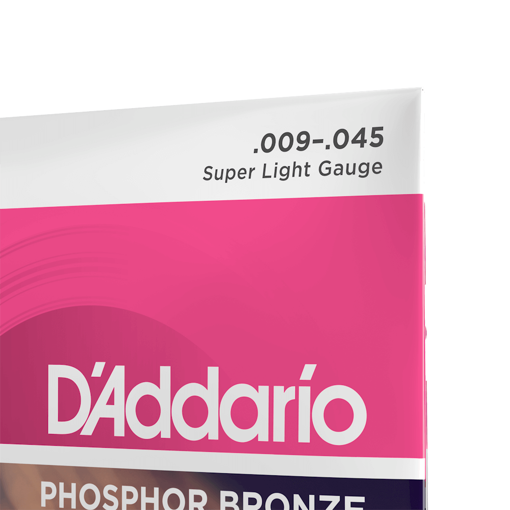 Struny do gitary akustycznej akustyka Phosphor Bronze Daddario EJ23 9-45