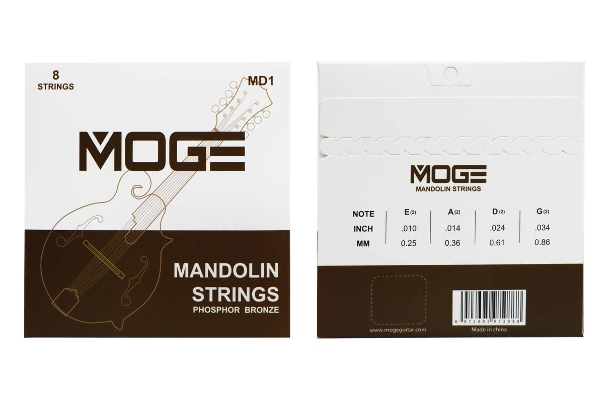Struny do Mandoliny 10-34 Phosphor Bronze MOGE MD1 Komplet