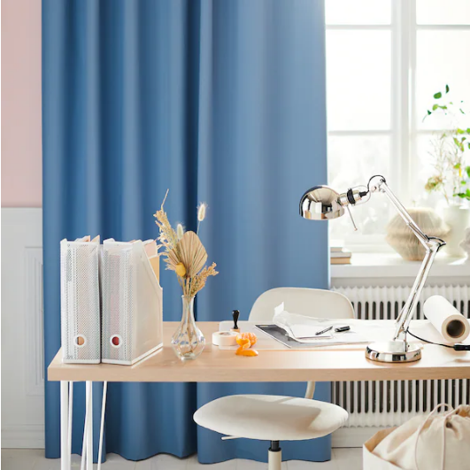 Lampka nocna biurkowa na biurko do czytania regulowana E14 IKEA FORSÅ srebrna