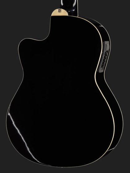 Gitara elektroklasyczna klasyczna 4/4 Czarna Harley Benton CG200CE-BK