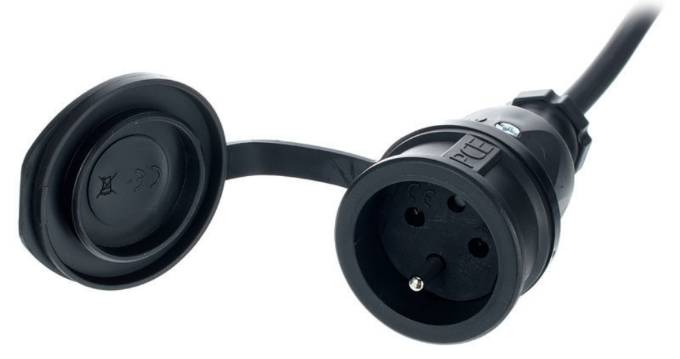 Kabel zasilający przedłużacz 3m oświetlenie nagłośnienie H07RN-F 1,5 mm²