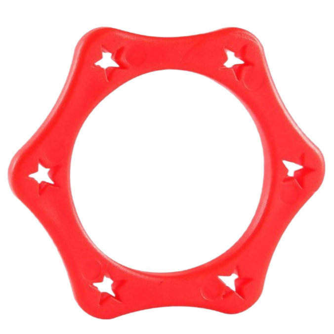 Ring antypoślizgowy do mikrofonu 38 mm IGO SYSTEM SR-M3/8 czerwony