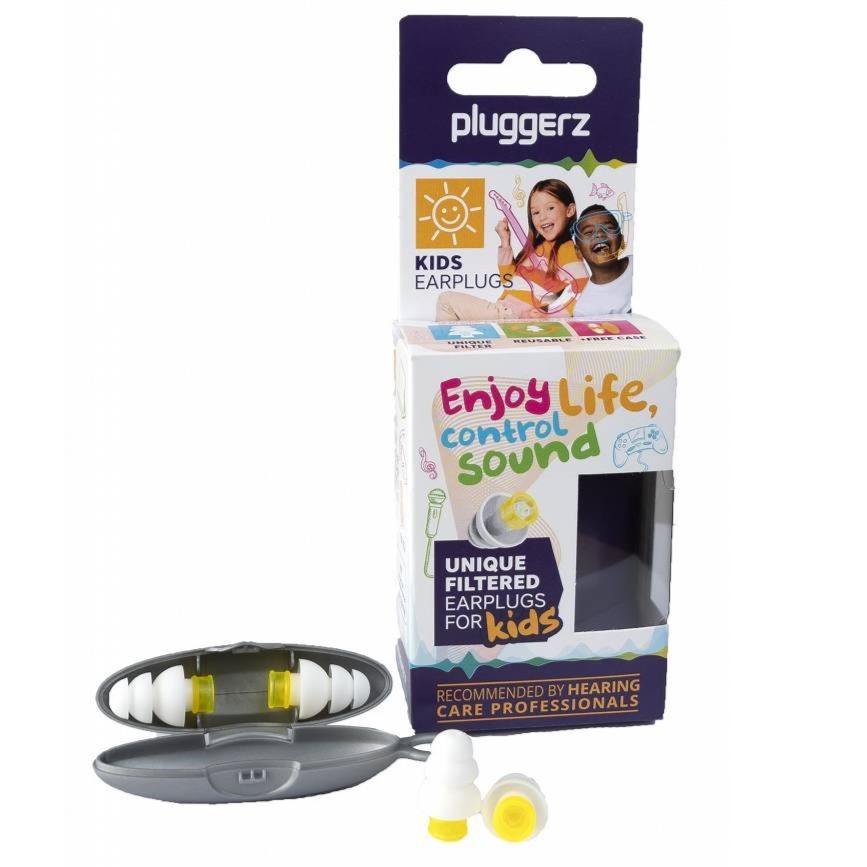 Zatyczki stopery do uszu dla dziecka wielorazowe Pluggerz Enjoy Kids 2 szt. 22 dB