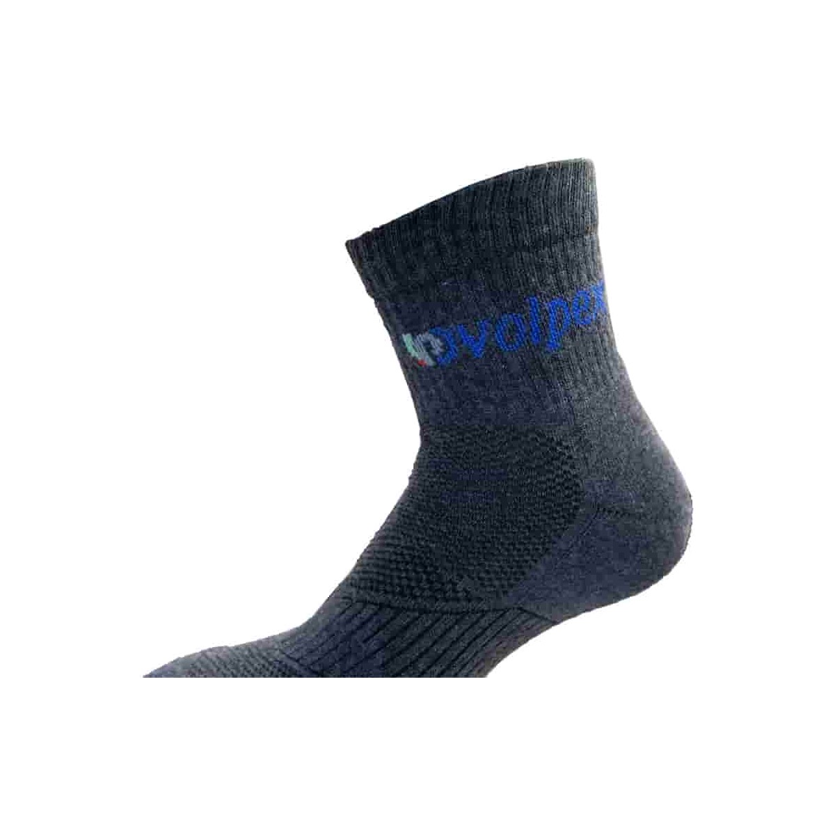 Skarpety robocze górskie bawełniane wzmacniane kevlar krótkie 39-42 szare