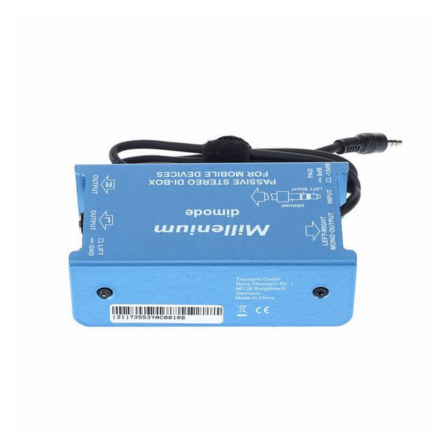 Pasywny stereofoniczny DI Box Millenium dimode