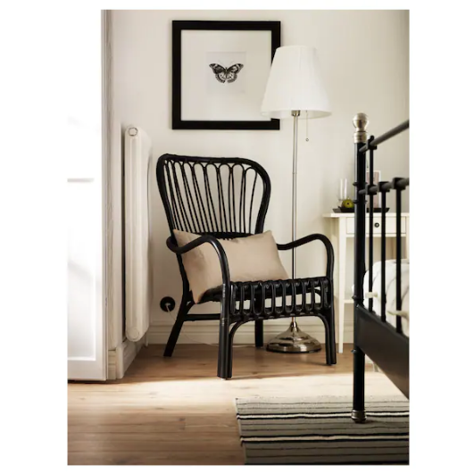 Lampa podłogowa stojąca do sypialni salonu 155 cm IKEA ÅRSTID srebrno biała