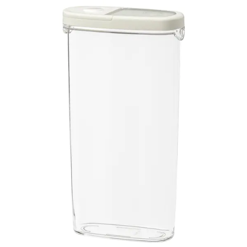 Pojemnik na suchą żywność biały 2,3l IKEA