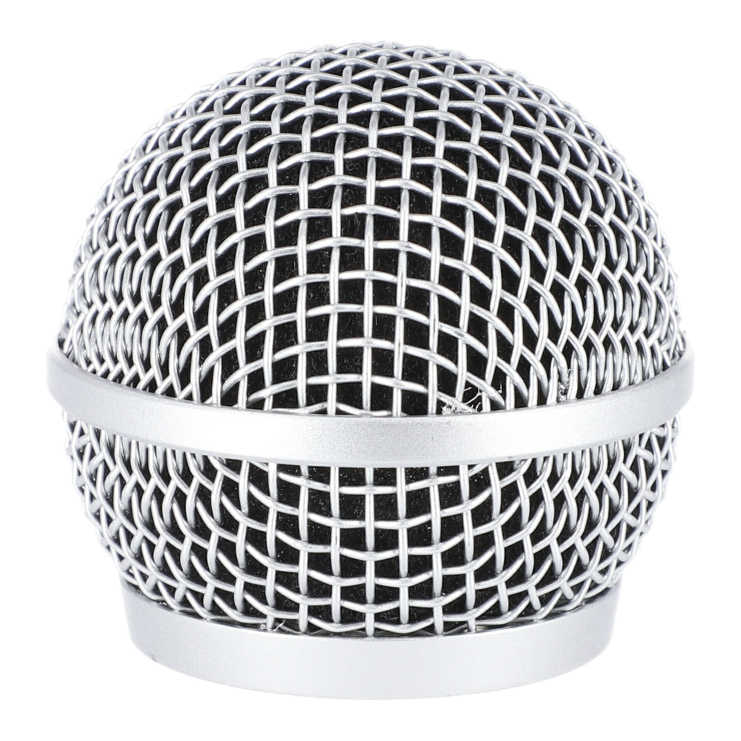 Siatka Grill Główka Sitko mikrofon Shure PG48 PG58 Srebrny gąbka ORYGINAŁ