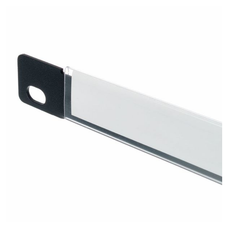 Panel maskujący z podpisywaną listwą RACK 0,5U stal Adam Hall 872205 LBL