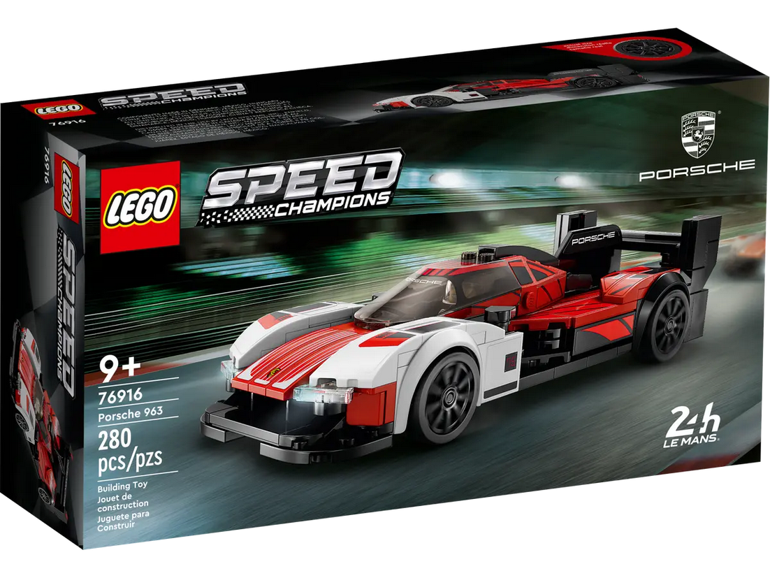 LEGO Speed Champions Porsche 963 76916 Replika wyścigowego auta