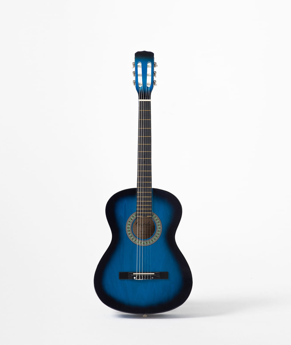 Gitara klasyczna Castelo 4/4 Vintage Niebieska od 12 lat dzieci i dorosłych