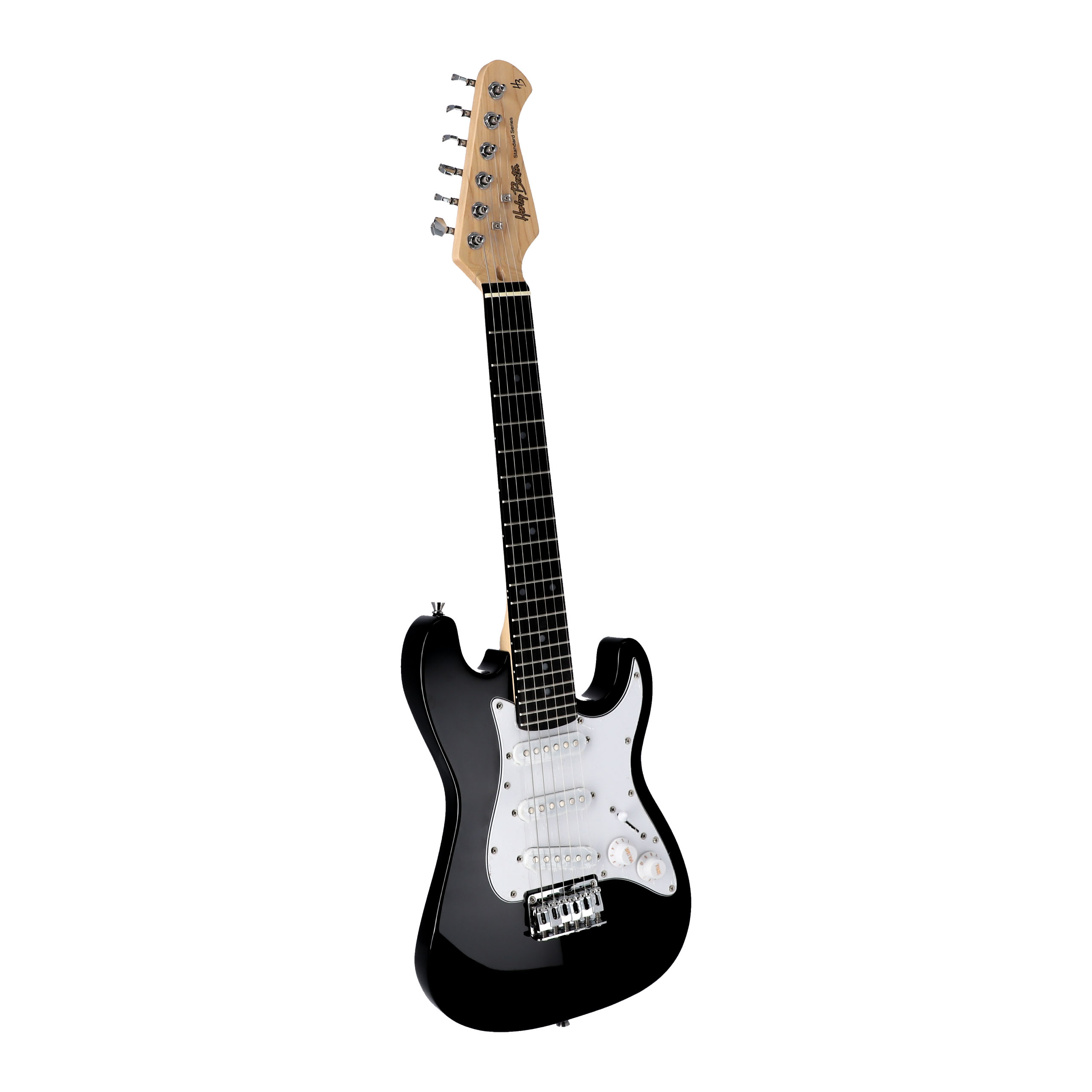 Gitara elektryczna 3/4 dla nastolatka Harley Benton ST-Junior BK CZARNA