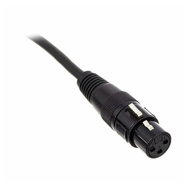 Kabel przejściówka DMX do świateł oświetlenia XLR 5-pin XLR 3-pin pro snake