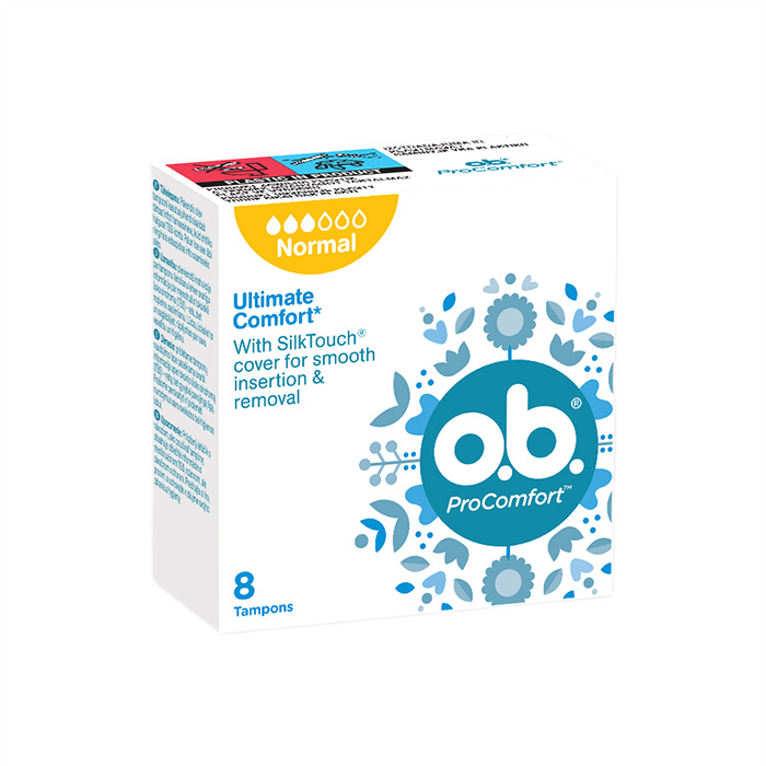 O.B. ProComfort Normal Tampony z otoczką SilkTouch 8 sztuk