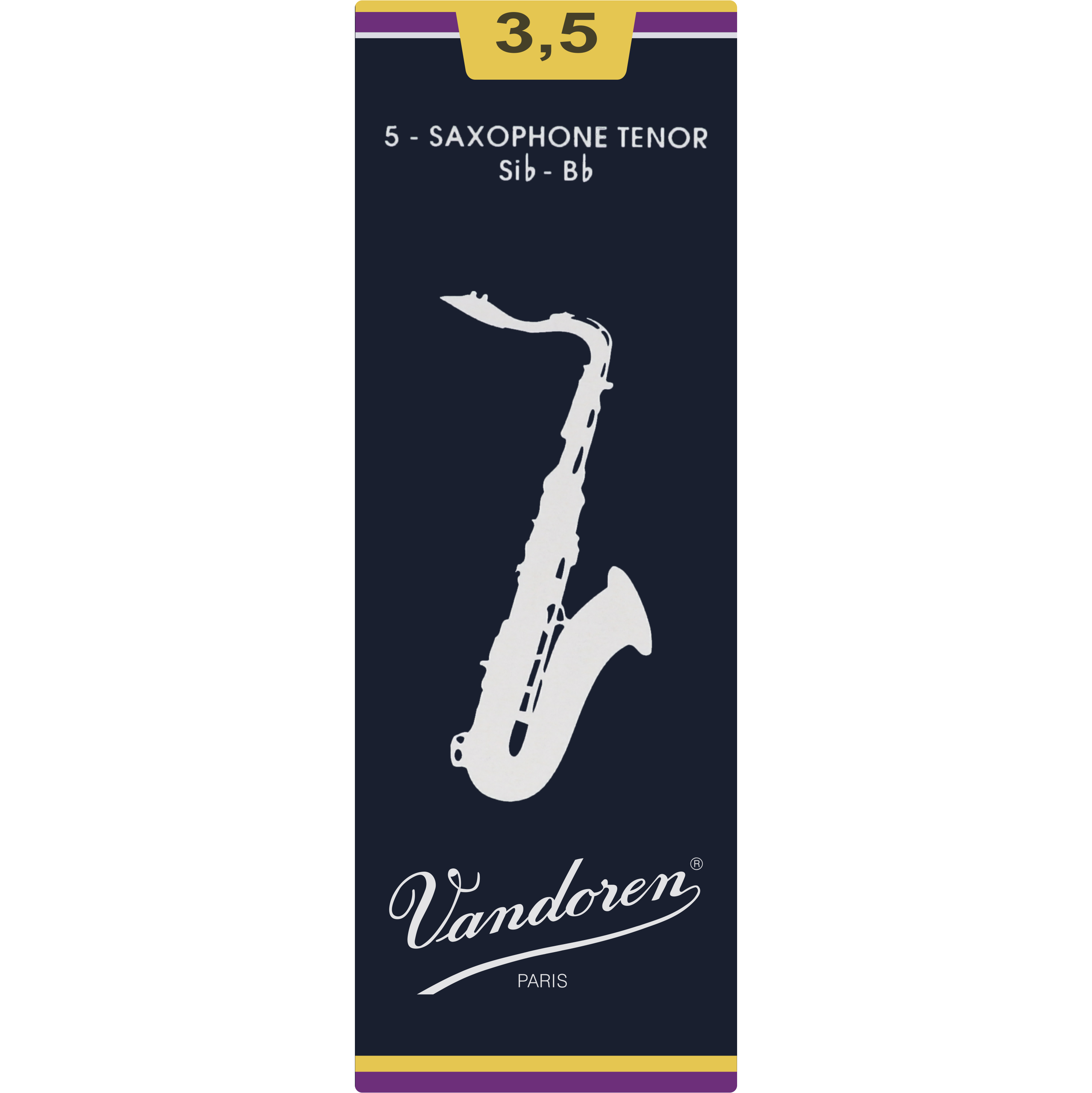 Stroik saksofon tenorowy tenor 3,5 Vandoren Classic Blue SR2235 5 szt.