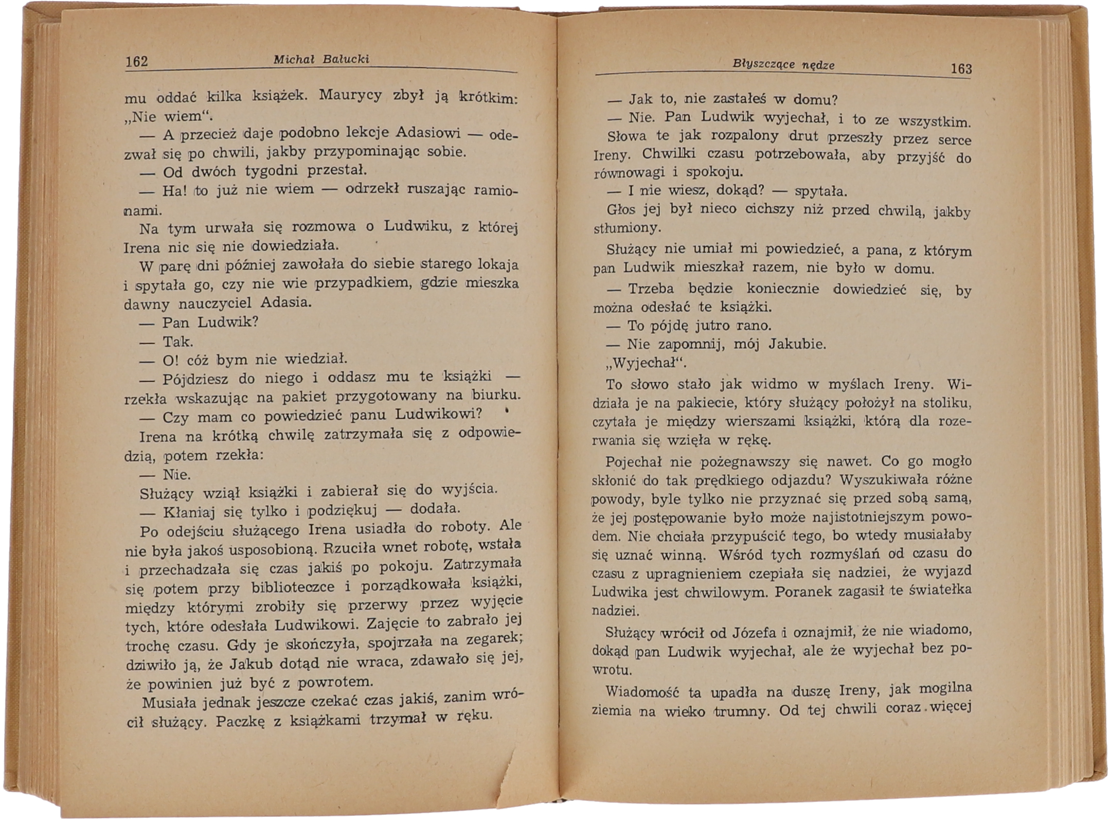 Michał Bałucki Błyszczące Nędze seria Pisma wybrane Tom II 1956
