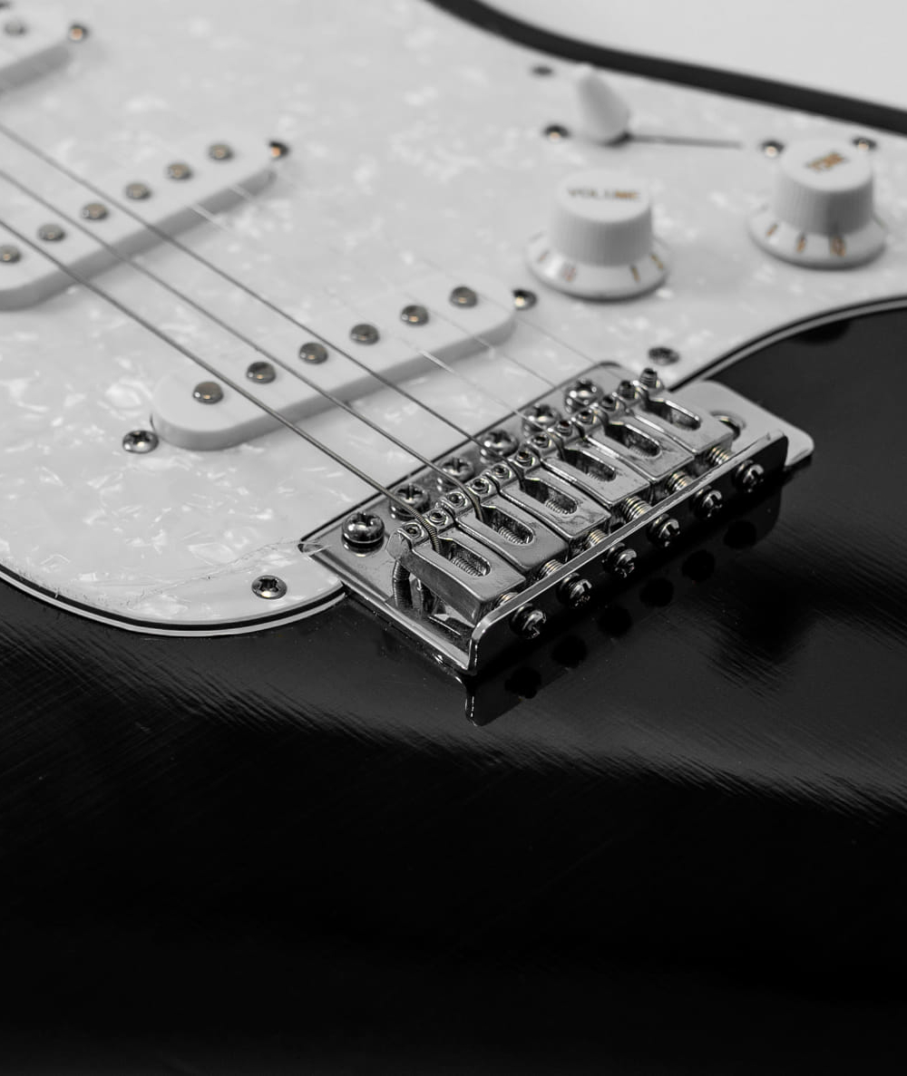 Gitara elektryczna Preston ST-10 BK CZARNA Combo 15W Pokrowiec ZESTAW