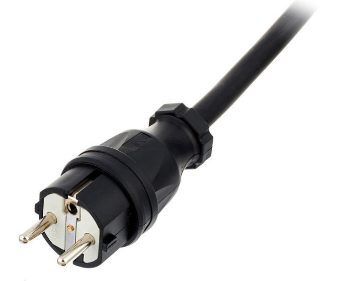 Kabel zasilający przedłużacz 5m oświetlenie nagłośnienie H07RN-F 2,5 mm²