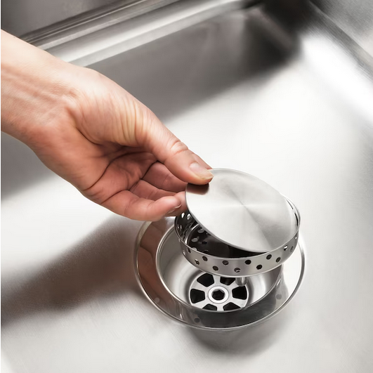 Wtyczka do zlewu Lillviken stal nierdzewna IKEA