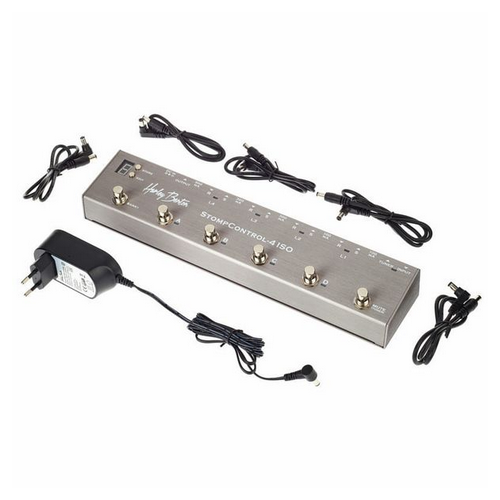 Zasilacz Looper Footswitch Efektów gitarowych Harley Benton StompControl-4 ISO