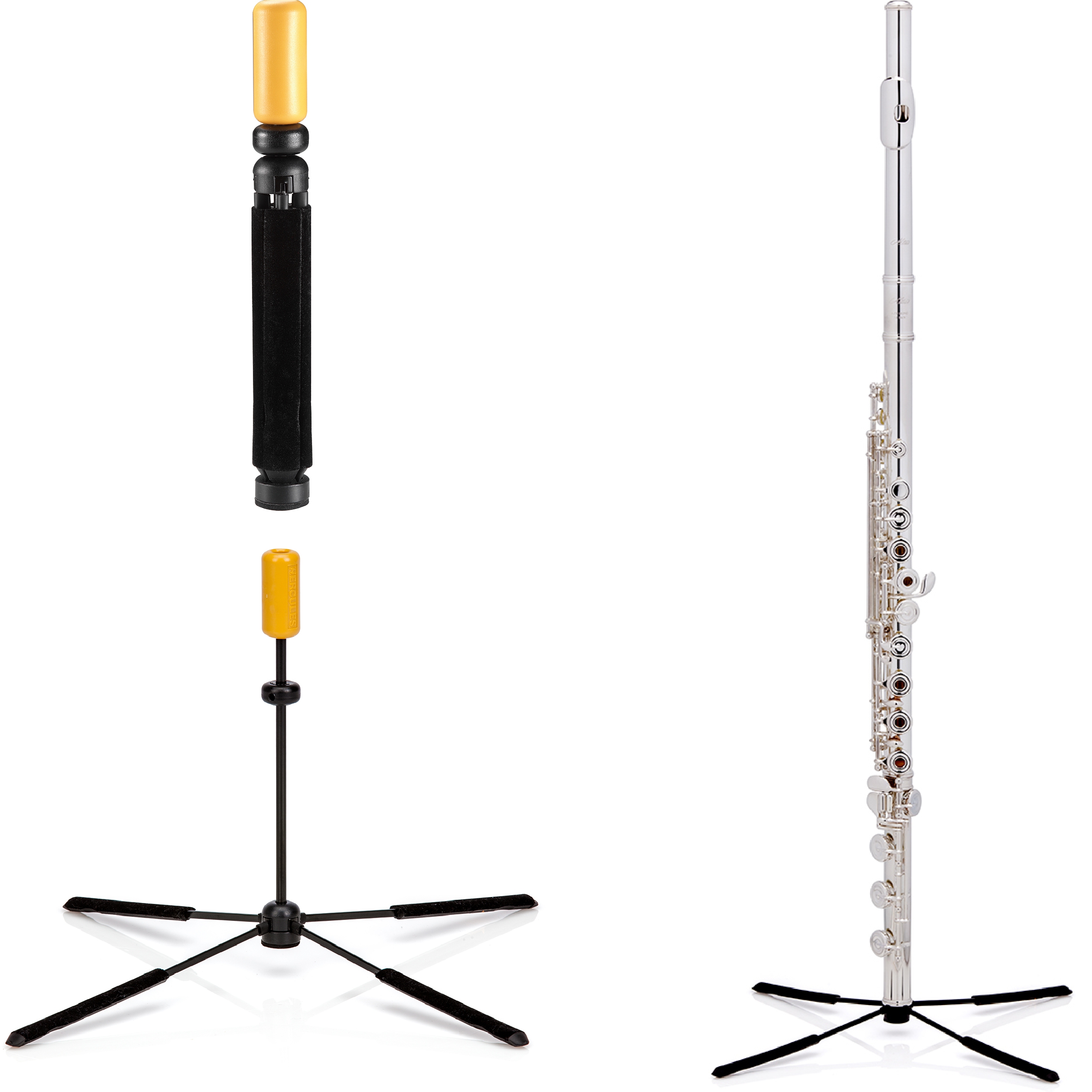 Statyw stojak na flet składany chowany do instrumentu Hercules DS461B