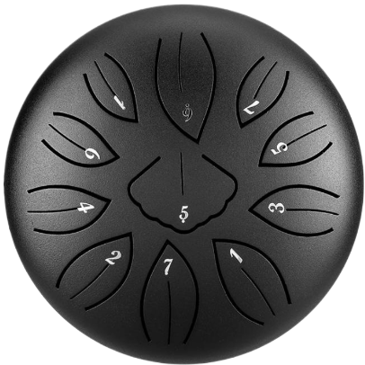 Tongue Drum Mini Ginkgo biloba 6" 11 ton TWG11-6 HLURU-WANGYOU + pałeczki