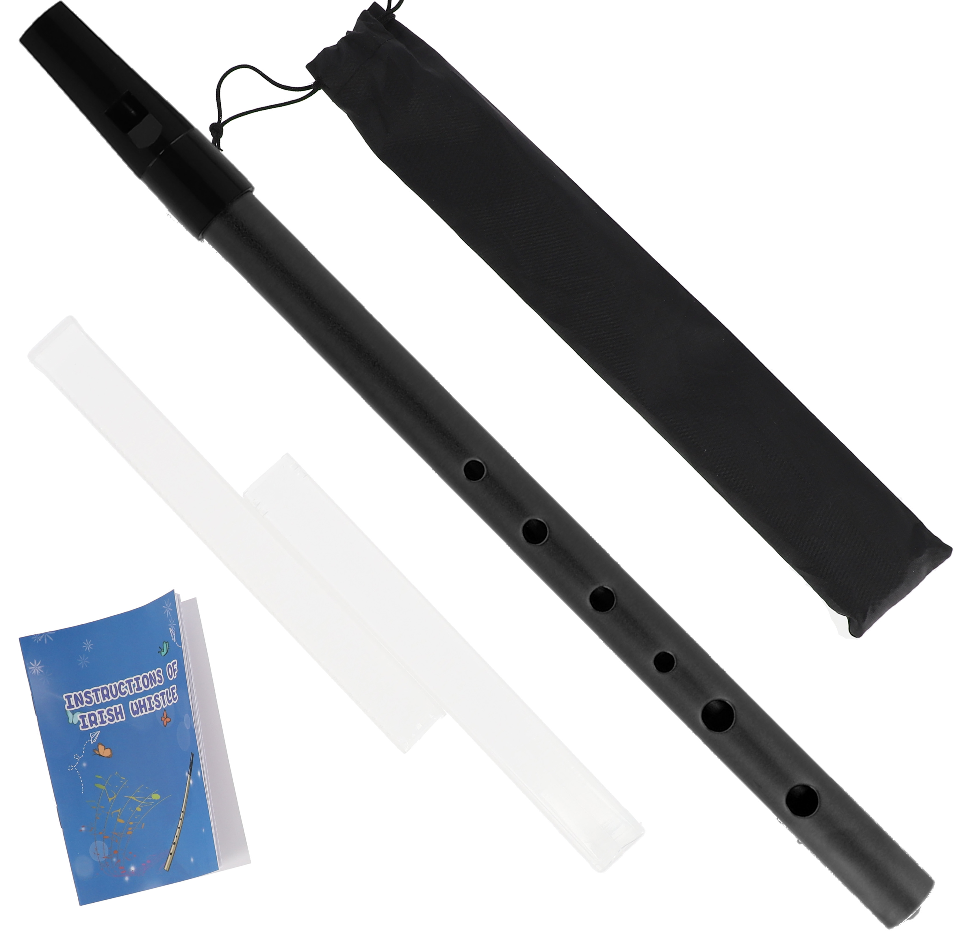 Flażolet, flet prosty sopranowy Kera Audio - czarny