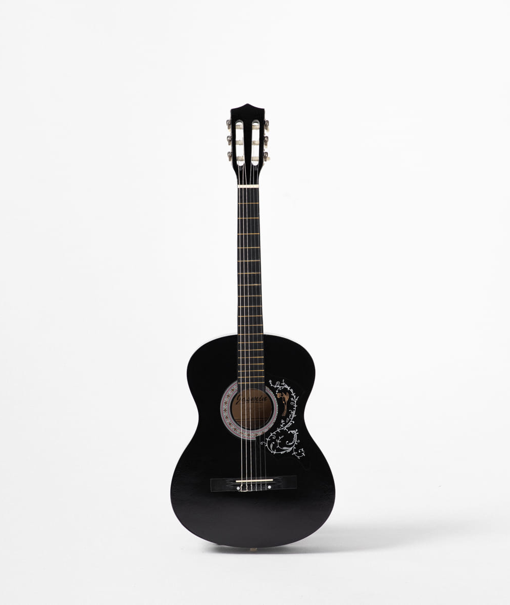 Gitara klasyczna 3/4 7/8 Black Czarna od 12 lat dla dzieci i dorosłych