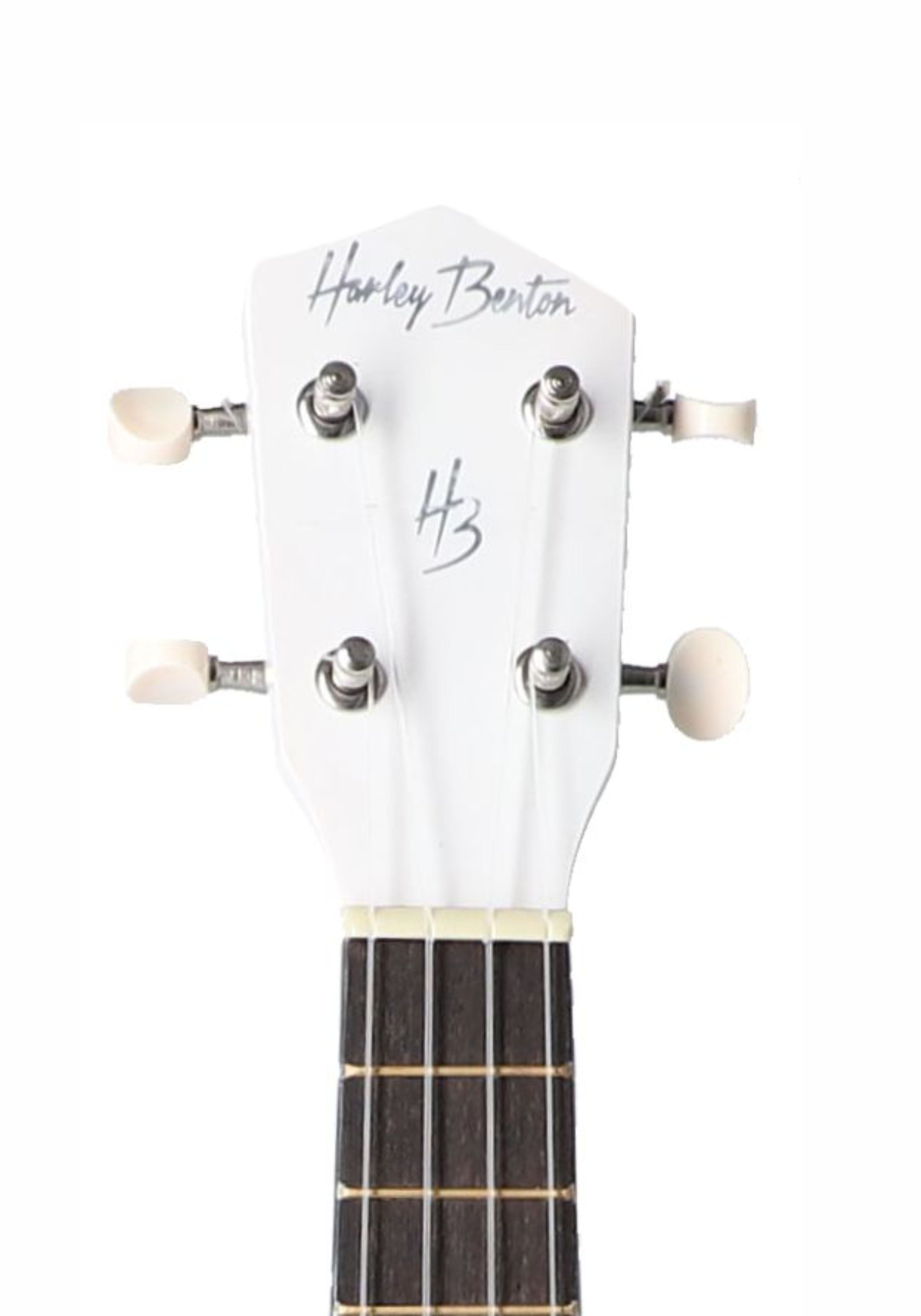 Ukulele sopranowe drewniane błyszczące UK-12 Białe z Pokrowcem ZESTAW