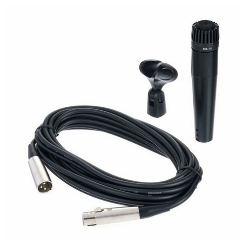 Mikrofon dynamiczny instrumentalny the t.bone MB75 Kabel Uchwyt Case ZESTAW