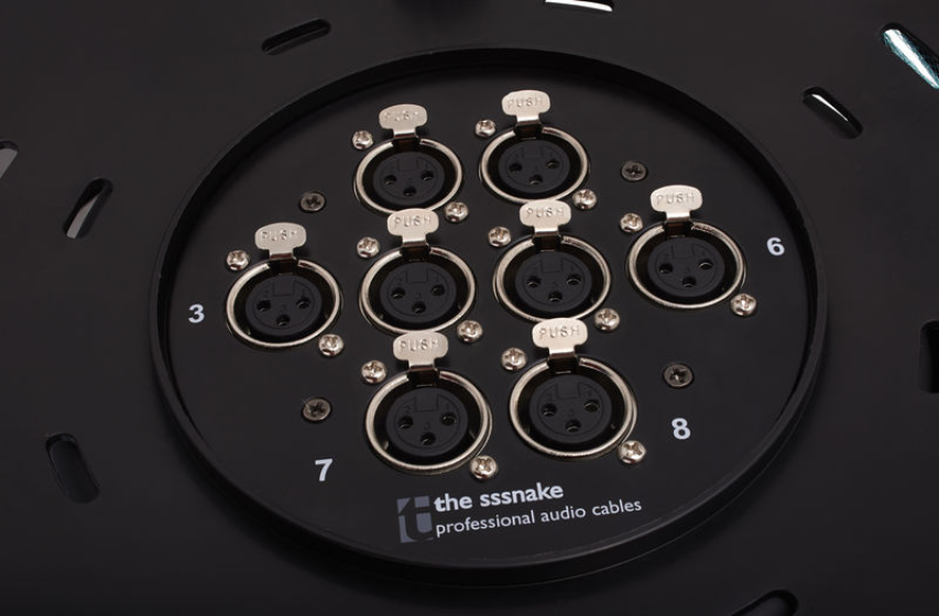 Kabel wieloparowy multicore mikrofonowy 8x XLR 15m bęben the sssnake MCT 8