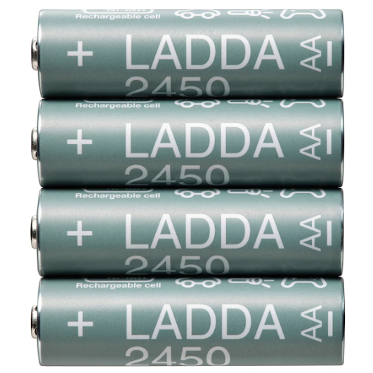 Baterie AA 2450mAH 4szt HR06 akumulatorki paluszki